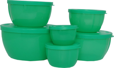 

Magic's Max Container - 1500 ml Plastic Grocery Container(Pack of 6, Green)
