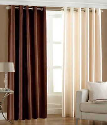 

Abhi Decor 274 cm (23 ft) Polyester Long Door Curtain (Pack Of 2)(Plain, Multicolor)