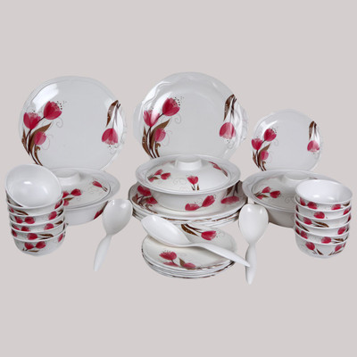 

Eagleware Tulip Melamine Pack of 40 Dinner Set(Melamine)
