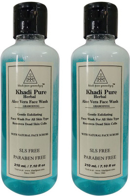 

Khadi Pure Herbal Aloe Vera Sls-Paraben Free Face Wash(420 ml)