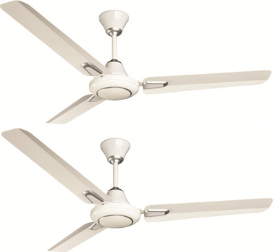 

Crompton Caliber Opw Pack of 2 3 Blade Ceiling Fan(Opal white, Pack of 2)