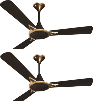 

Crompton Avancer Prime Anti Dust Pack of 2 3 Blade Ceiling Fan(Roast Brown, Pack of 2)