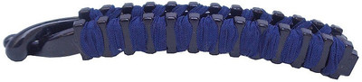 

Trendeela.com Navy Blue Ribbon Wrapped Banana Clip(Black, Blue)