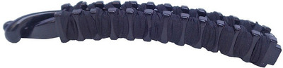 

Trendeela.com Black Ribbon Wrapped Banana Clip(Black)