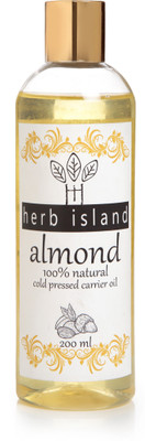 

herb Island Cold pressed sweet almond oil Hair Oil(200 ml)