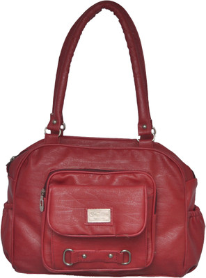 

SK NOOR Hand-held Bag(Maroon)
