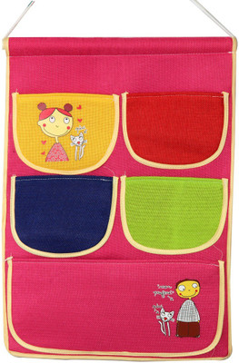 

FULLHOUZ Fabric 5 Pocket Hanging Regular Organizer( )