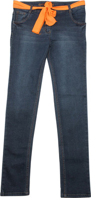 

612 League Skinny Girls Black Jeans, Denimx