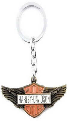 

Blue Aura Harley Davidson Golden Style Heavy Metal Key Chain