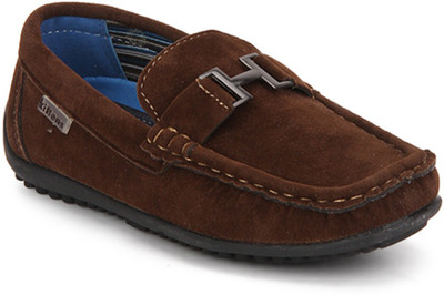 

KITTENS Boys Slip on Loafers(Brown