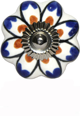 Inner Craft Inner Craft Ceramic Knobs Ceramic Cabinet/Draw Knob(White Pack of 1)