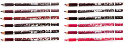

Color Fever Red Color Lip Liner Pencil 64(Multicolor)