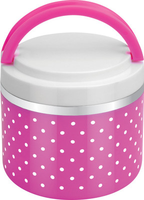 

AmarTej Hot King 1 Star 1 Containers Lunch Box(500 ml), Blue;florescent green;orange