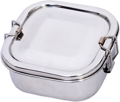 

VISHNU SQUARE LUNCH 1 Containers Lunch Box(400 ml), Steel