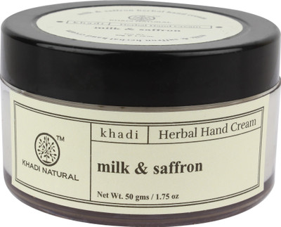

Khadi Natural Milk And Saffron Herbal Hand Cream With Shea Butter(50 g)