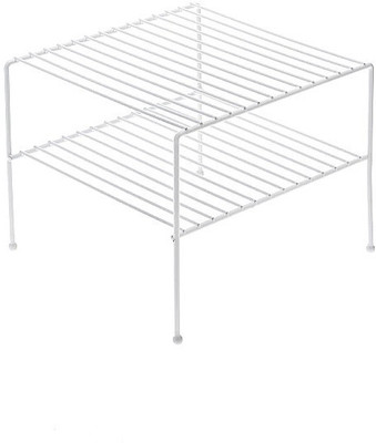 

Howards White Metal Wall Shelf(Number of Shelves - 2, White)