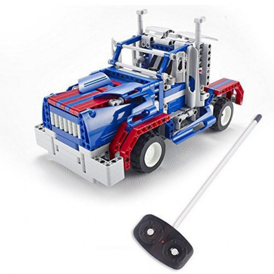 

NYRWANA Rc Building Block Blue Color Rechargeable Car( 448pcs)(Blue)