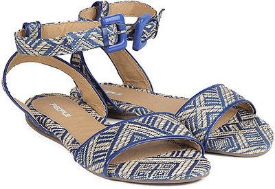 

People Women marine blue Flats