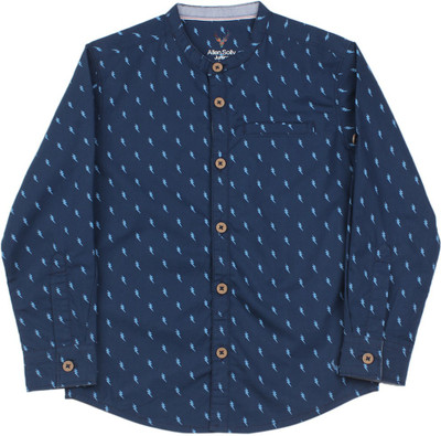 

Allen Solly Junior Boys Printed Casual Shirt, Navy