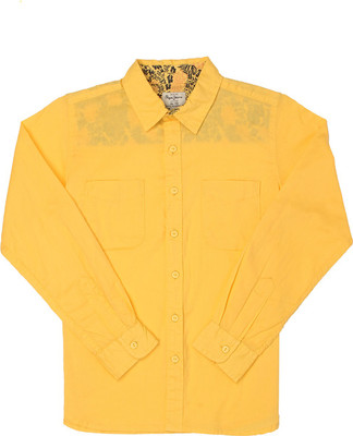 

Pepe Jeans Boys Solid Casual Yellow Shirt, Orange
