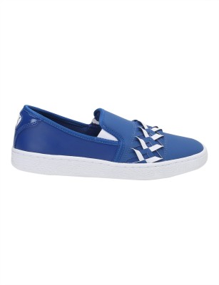 

Puma Basket Slip on Cut out Wn's Casual Shoes For Women(Blue, White, True blue-true blue