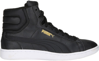 

Puma Puma Vikky Mid Deboss Casual Shoes For Women(Black, Puma black-puma black