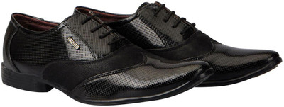 

FAUSTO Lace Up For Men(Black