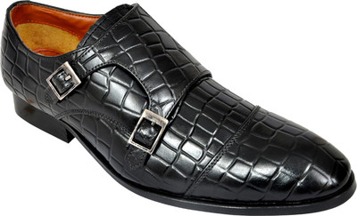 

Allen Cooper Mariano Monk Strap For Men(Black