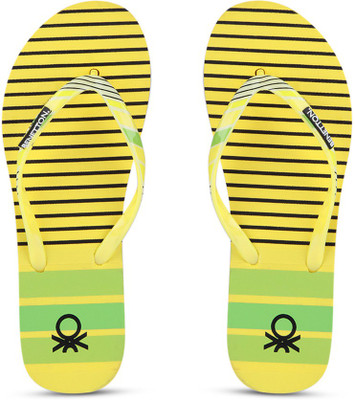 

United Colors of Benetton Flip Flops, Green