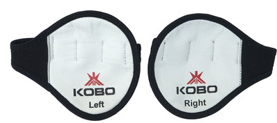 

Kobo Weight Lifting Grip Pad Gym & Fitness Gloves (, White, Black