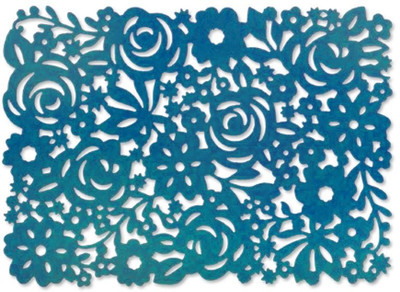 

SIZZIX Thinlits Die - Floral Panel 661085 floral panel Stencil(Pack of 1, floral, panel)