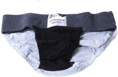 

GreenBee Gym Supporter Abdomen Support (L, Grey//Blue)