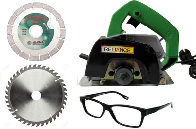 Digital Craft Powerful cutting machine (1050 W) (11000 RPM) (110 mm) for wood/marble/tile/granite/metal cutting Free 3 wheels Handheld Tile Cutter(1050 W)
