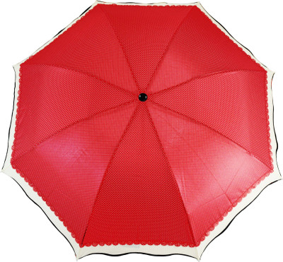 

SURPRIAM Red Micro Polka Dots Umbrella Umbrella(Red, White)