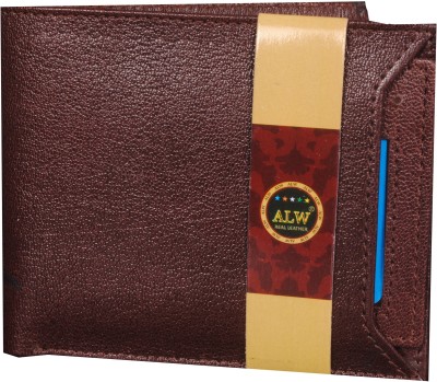 

ALW Men Brown Genuine Leather Wallet(6 Card Slots)