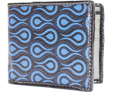 

Crapgoos Men Blue Artificial Leather Wallet(8 Card Slots)