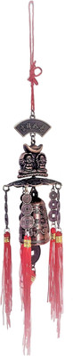 

Parampara Bronze Windchime(16 inch, Multicolor)