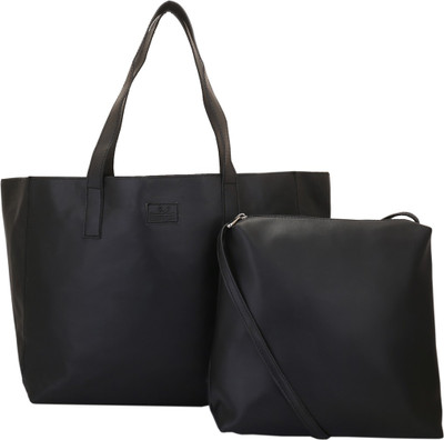 LAPIS-O- LUPO Blaek Black Shoulder Bag(Black, 9 L)