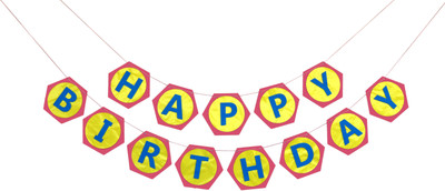 

KINGLMINGL HAPPY BIRTHDAY BANNER Banner(11 ft, Pack of 1)