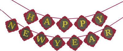 

KINGLMINGL NEW YEAR BANNER Banner(10 ft, Pack of 1)