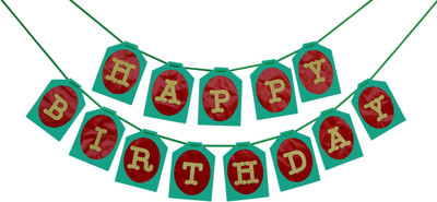 

KINGLMINGL HAPPY BIRTHDAY BANNER Banner(11 ft, Pack of 1)