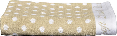 

Avira Home Cotton 400 GSM Bath Towel(Multicolor), Beige & white