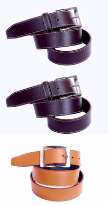 

Piftif Men Formal, Casual Multicolor Artificial Leather Belt