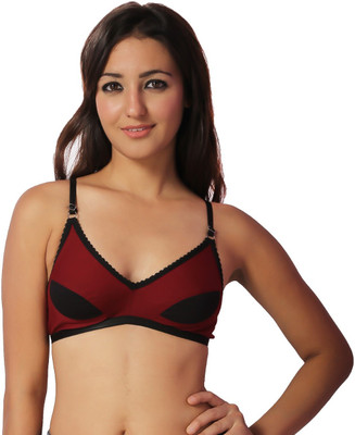 

Ortan Girl's Full Coverage Non Padded Bra(Purple