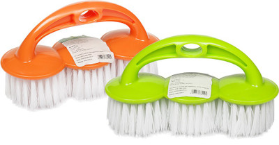

Aasaan Floor & Tiles Scrubber (Green,1pc + Orange,1pc) Plastic NA Brush(Green, Orange, Pack of 2)
