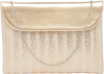 

Tarusa Casual Gold Clutch