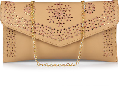 

Dice Party Beige Clutch