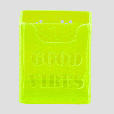 

LOOK WHAT HAPPENED 2 Compartments Acrylic Look What Happened - GoodVibes Pen stand(Green)
