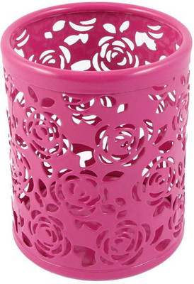 

Kebica 1 Compartments Metal Pen Holder(Pink)
