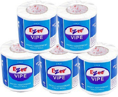 

Ezee Toilet Tissue Roll / Bathroom Roll 2 Ply, 42 Mtrs(Pack of 5)